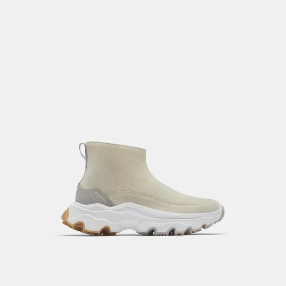 Sorel Women's Kinetic Breakthru Acadia Waterproof Boot ✨ Chalk + Sea Salt Size 8 - Picture 7 of 10